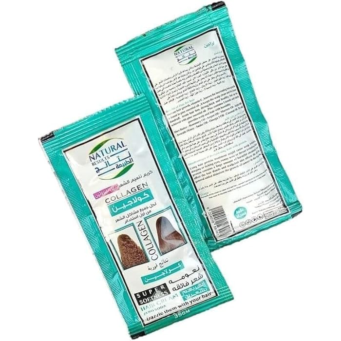 Protein Replacement Hair Cream, Natural Results, 2 Pouches, 35g Bag Size - Image 2